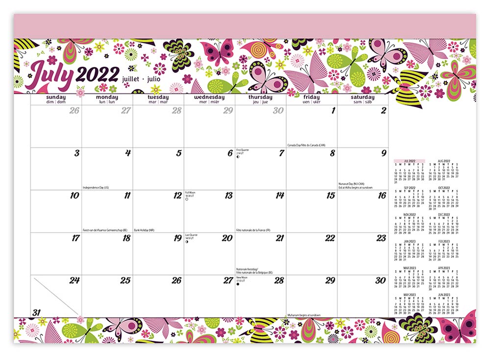 Spring Awakening 2023 18 Months Desk Pad Calendar Pascha (Orthodox