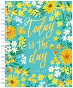 Bonnie Marcus | 2023 6 x 7.75 Inch 18 Months Weekly Desk Planner | Foil Stamped Cover | July 2022 - December 2023 | Plato | Fashion Designer Stationery