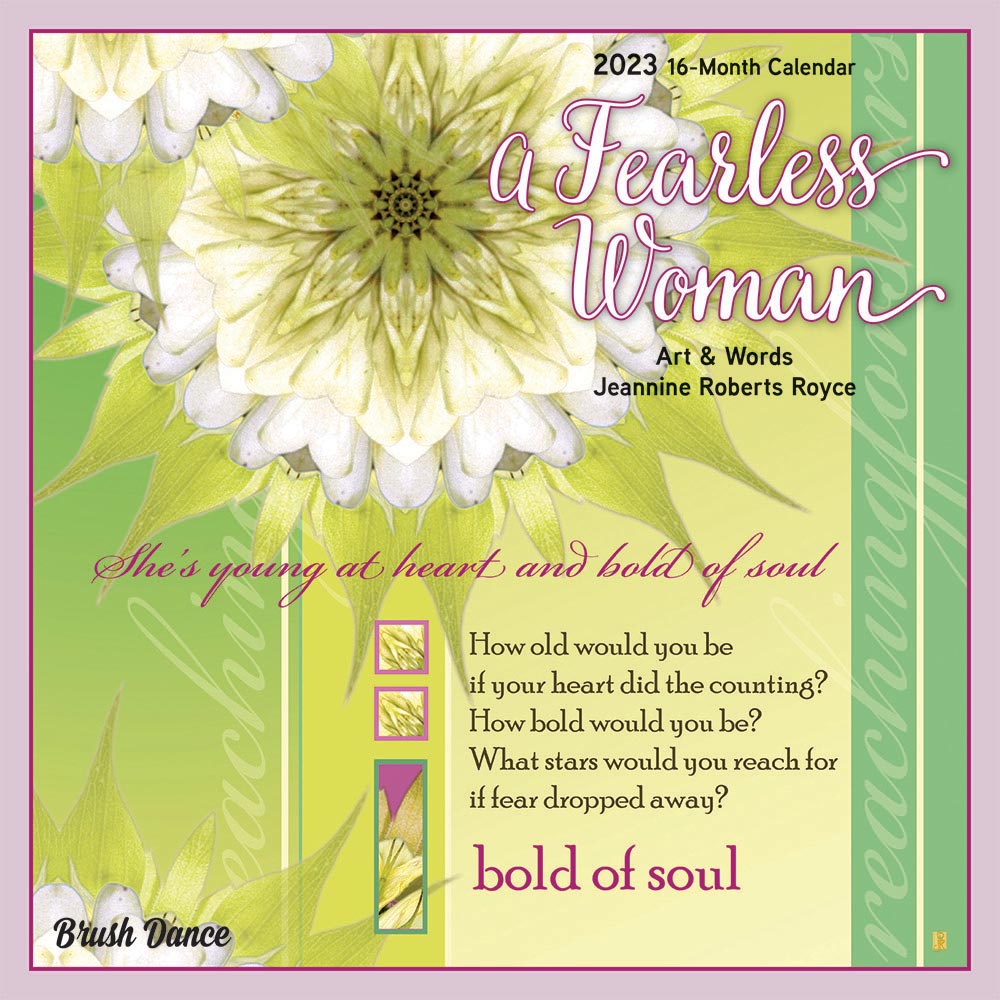 A Fearless Woman 2023 Mini Wall Calendar Mother’s Day Browntrout