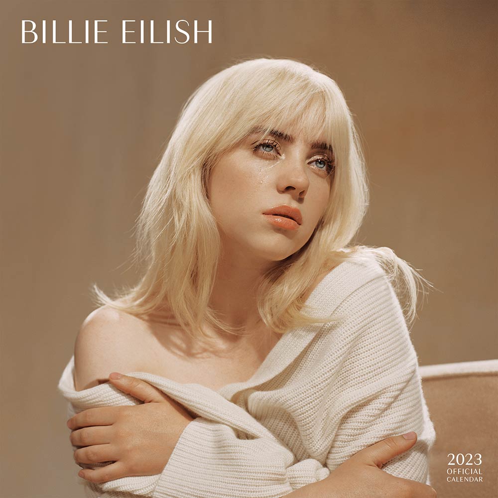 Billie Eilish OFFICIAL | 2023 12 x 24 Inch Monthly Square Wall Calendar | BrownTrout | Music Pop Singer Songwriter Celebrity