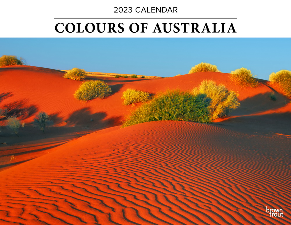 Colours of Australia | 2023 12 x 19 Inch Monthly Horizontal Wall Calendar | BrownTrout | Travel Scenic Oceania Photography