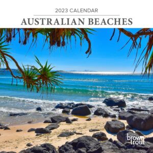 Australian Beaches | 2023 7 x 14 Inch Monthly Mini Wall Calendar | BrownTrout | Travel Scenic Oceania Photography