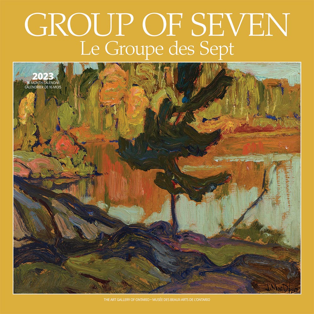The Group of Seven AGO | 2023 12 x 24 Inch Monthly Square Wall Calendar | English/French Bilingual | Wyman Publishing | Painting Art Gallery Images