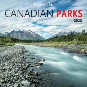 Canadian Geographic Canadian Parks | 2023 12 x 24 Inch Monthly Square Wall Calendar | Wyman Publishing | Travel Scenic Outdoor