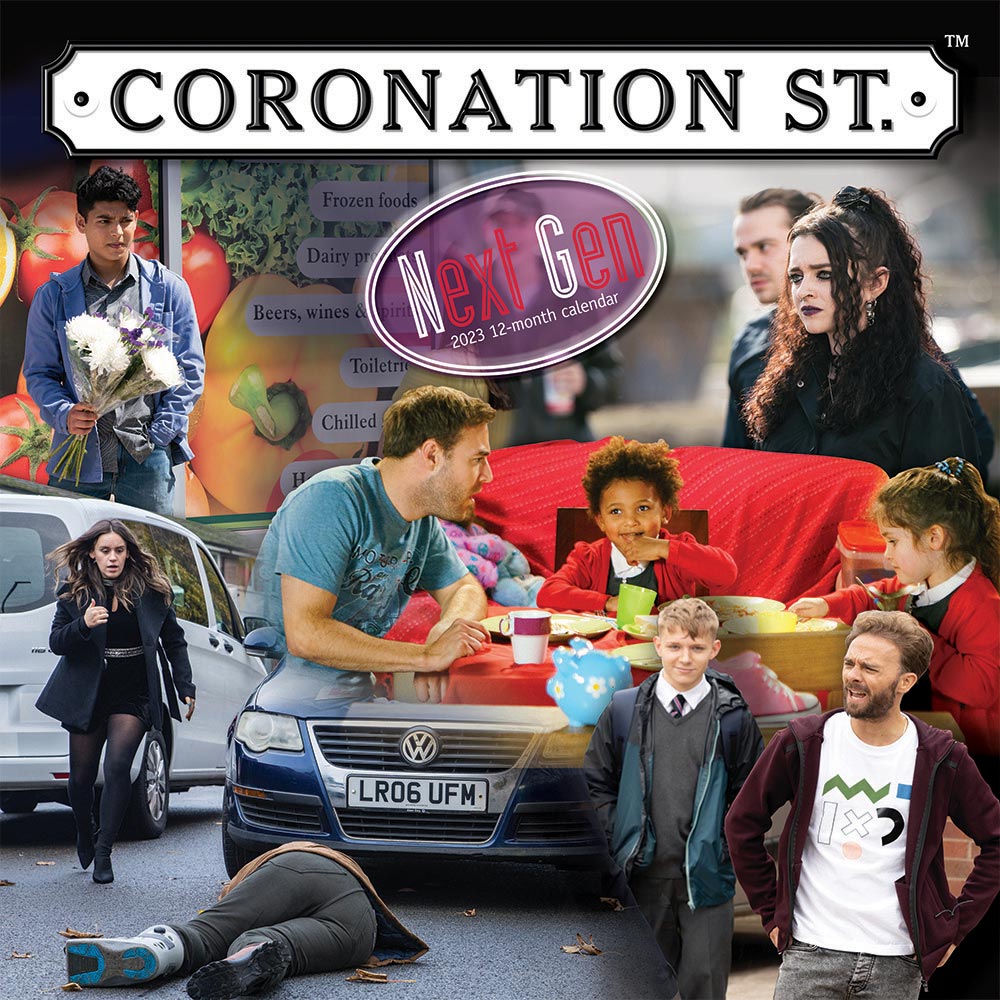 Coronation Street | 2023 12 x 24 Inch Monthly Square Wall Calendar | Wyman Publishing | Television Working Class