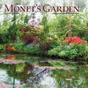 Monet's Garden | 2023 12 x 24 Inch Monthly Square Wall Calendar | BrownTrout | Impressionism Artist Outdoor