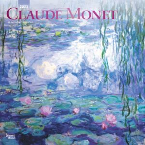 Claude Monet | 2023 12 x 24 Inch Monthly Square Wall Calendar | Foil Stamped Cover | BrownTrout | Impressionism Artist Paintings