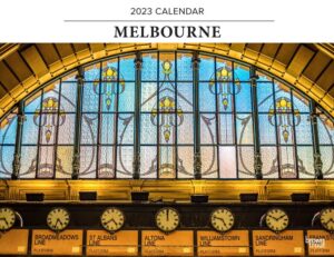 Melbourne | 2023 12 x 19 Inch Monthly Horizontal Wall Calendar | BrownTrout | Travel Scenic Australia Photography