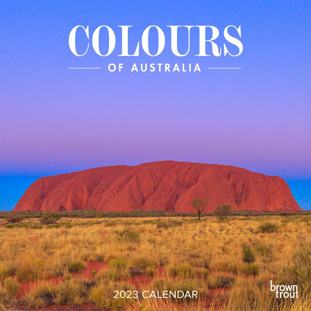 Colours of Australia | 2023 12 x 24 Inch Monthly Square Wall Calendar | BrownTrout | Travel Scenic Oceania Photography