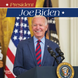 President Joe Biden | 2023 7 x 14 Inch Monthly Mini Wall Calendar | BrownTrout | Democratic Party POTUS Politician