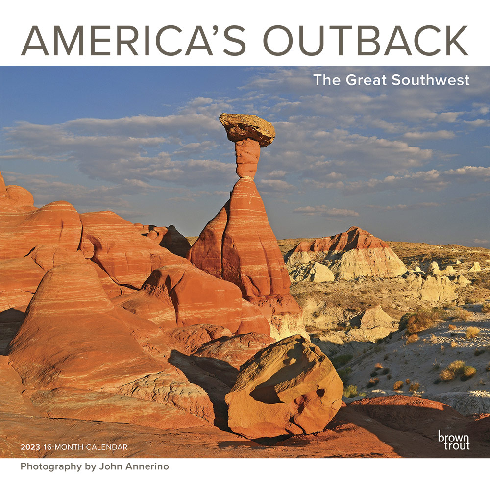The Great Southwest | America’s Outback | 2023 12 x 24 Inch Monthly Square Wall Calendar | BrownTrout | Travel Scenic Photography