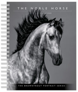 The BrownTrout Portrait Series: The Noble Horse | 2023 6 x 7.75 Inch Spiral-Bound Wire-O Weekly Engagement Planner Calendar | New Full-Color Image Every Week | Pets Equestrian