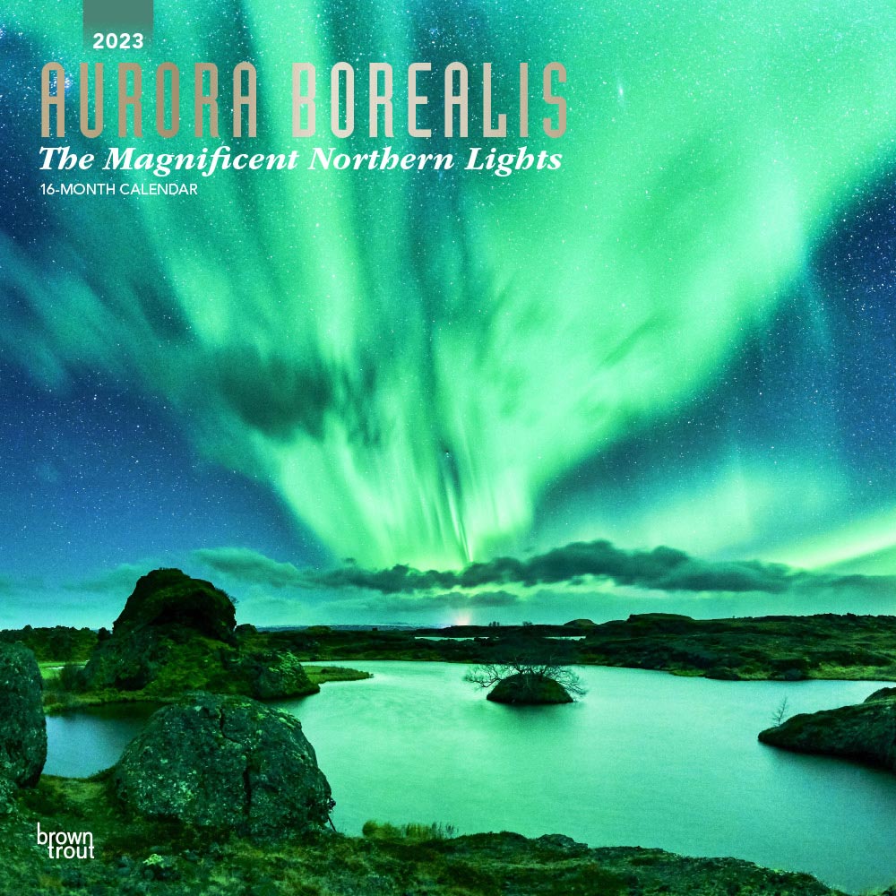 Aurora Borealis: The Magnificent Northern Lights | 2023 Square Wall