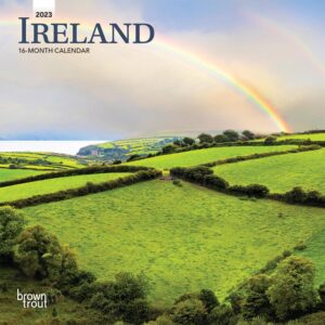 Ireland | 2023 7 x 14 Inch Monthly Mini Wall Calendar | BrownTrout | Scenic Travel Dublin Irish