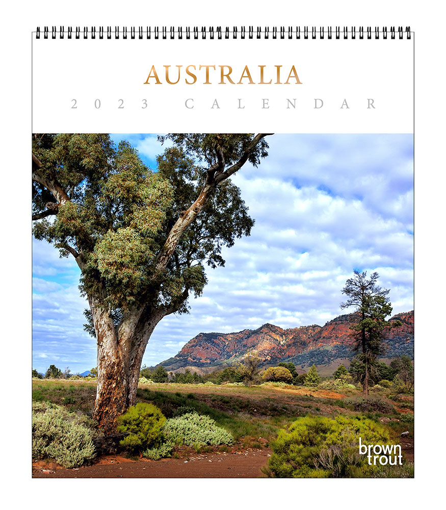 Australia | 2023 14 x 12 Inch Monthly Deluxe Vertical Wall Calendar | BrownTrout | Travel Oceania Scenic