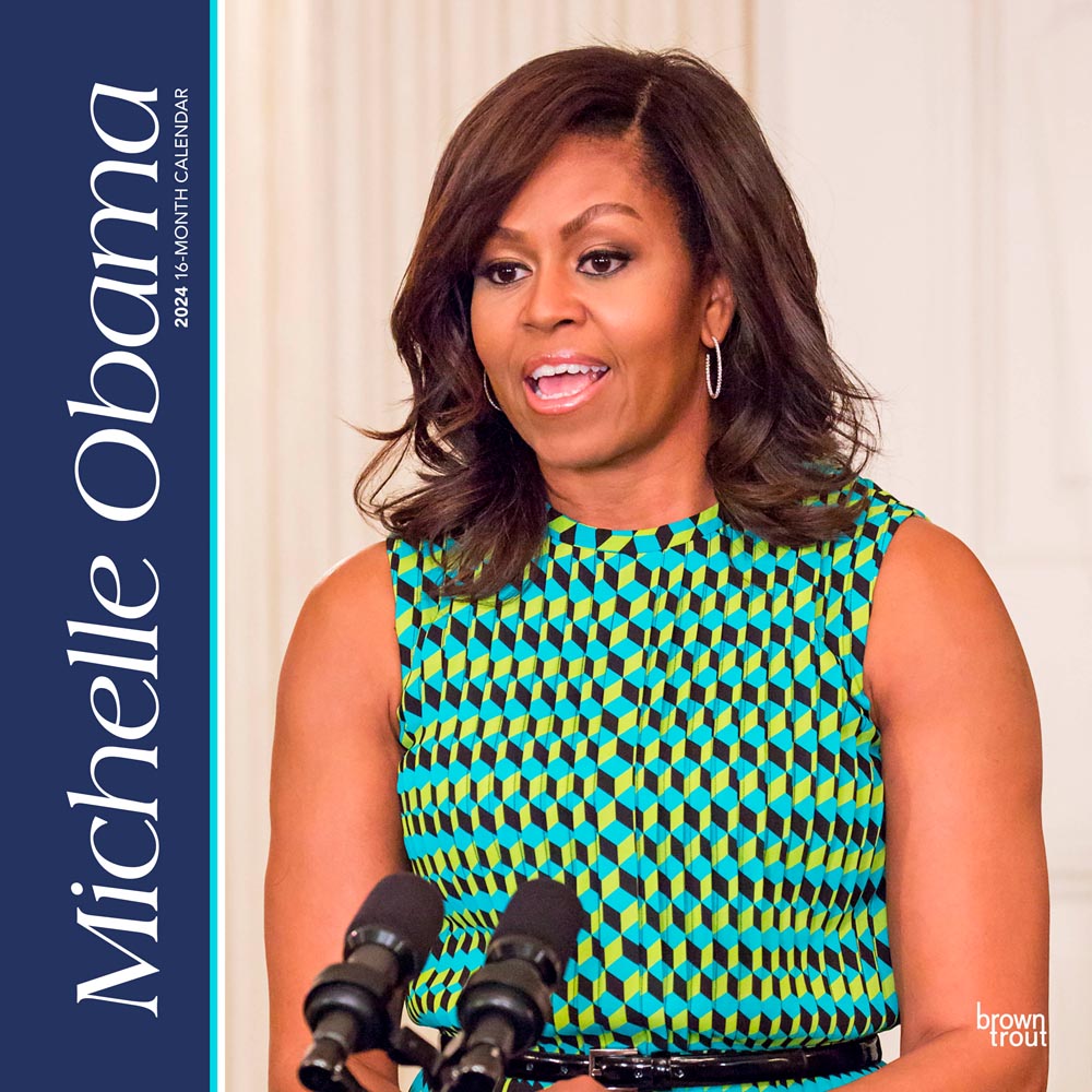Michelle Obama | 2024 Square Wall Calendar | New Moon – BrownTrout