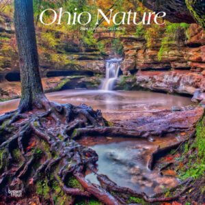 Ohio Nature | 2024 12 x 24 Inch Monthly Square Wall Calendar | BrownTrout | USA United States of America Midwest State Nature