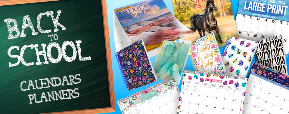 Back to School with 18-Month Calendars and Planners from BrownTrout and Plato
