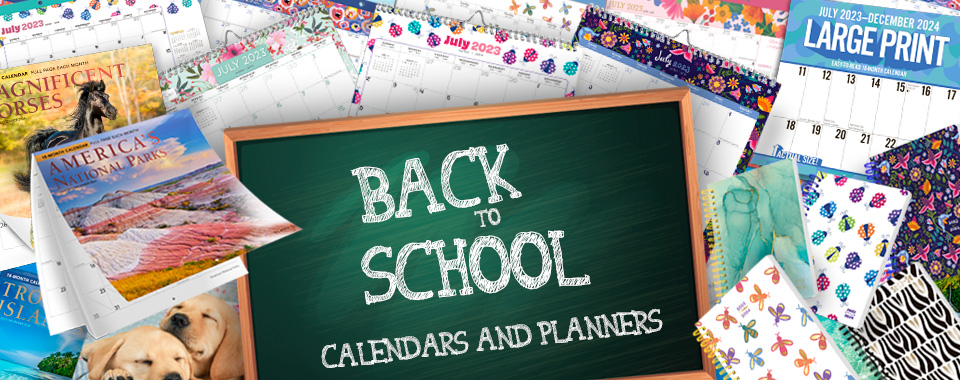 Back to School with 18-Month Calendars and Planners from BrownTrout and Plato