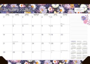 House of Turnowsky | 2024 17 x 12 Inch Divine Nature Monthly Desk Pad Calendar | BrownTrout | Stationery Elegant Exclusive