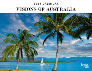 Visions of Australia | 2024 19 x 12 Inch Monthly Horizontal Wall Calendar | BrownTrout | Travel Scenic Oceania Photography
