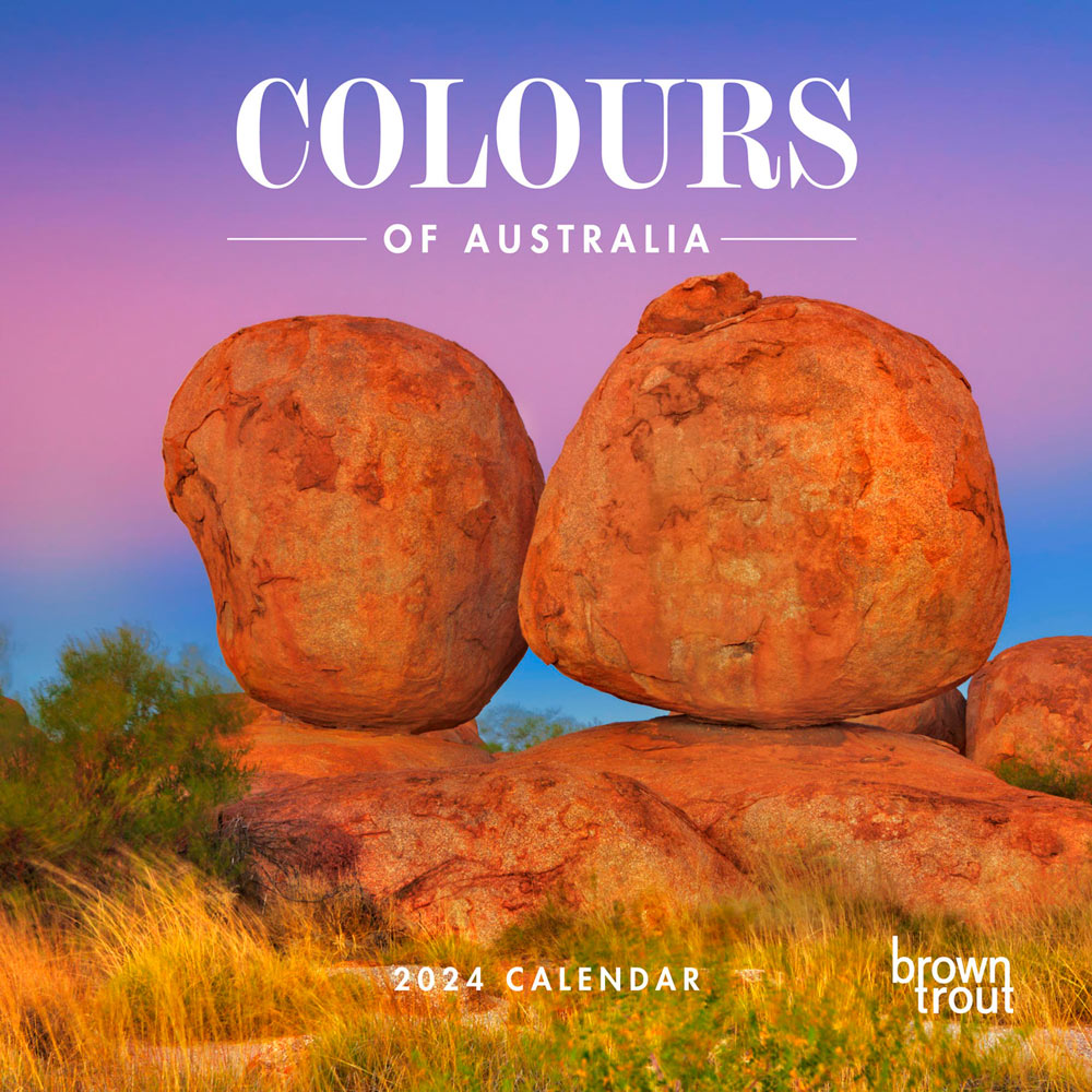 Colours of Australia | 2024 12 x 24 Inch Monthly Square Wall Calendar | BrownTrout | Travel Scenic Oceania Photography