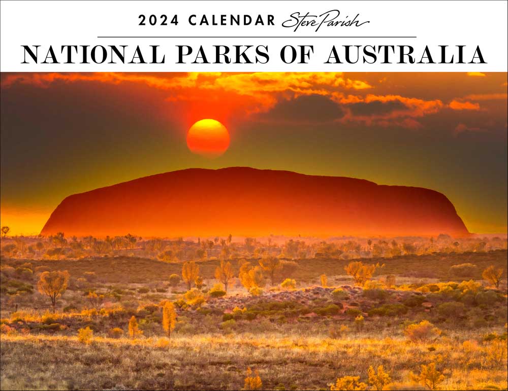 National Parks of Australia | Steve Parish | 2024 19 x 12 Inch Monthly Horizontal Wall Calendar | BrownTrout | Travel Scenic Oceania Photography
