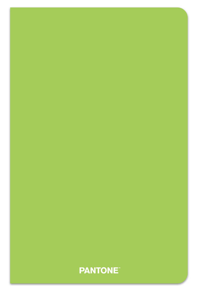 Pantone OFFICIAL Green | 5.25 x 8.25 Inch Lined Compact Journal | Non-Dated | BrownTrout | Planning Stationery Diary