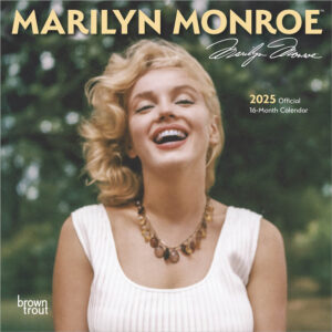 Marilyn Monroe OFFICIAL | 2025 7 x 14 Inch Monthly Mini Wall Calendar | BrownTrout | USA American Actress Celebrity