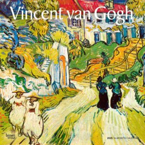 Vincent van Gogh | 2025 12 x 24 Inch Monthly Square Wall Calendar | Plastic-Free | BrownTrout | Dutch Post-Impressionist Artist