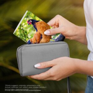 Chickens | 2026-2027 3.5 x 6.5 Inch Two Year Monthly Pocket Planner Calendar | BrownTrout | Domestic Farm Animals