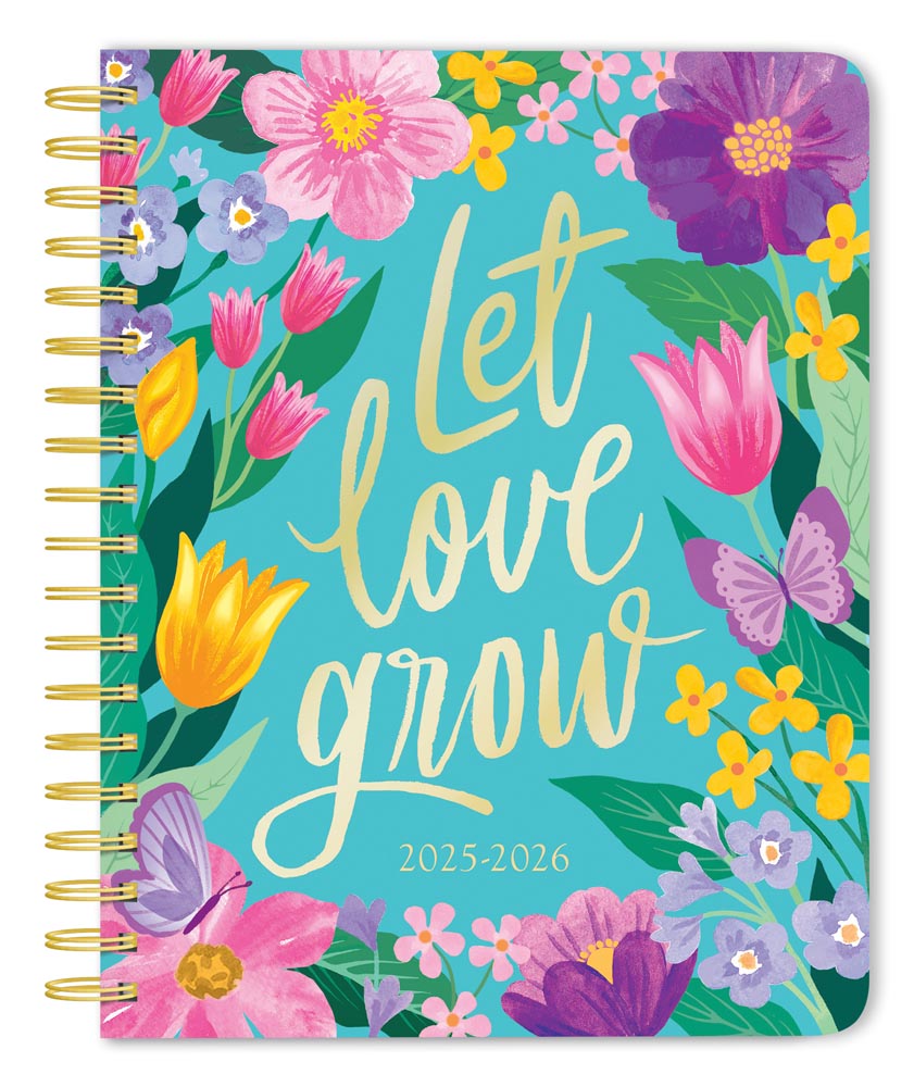Bonnie Marcus OFFICIAL | 2026 6 x 7.75 Inch 18 Months Weekly Desk Planner | Foil Stamped Cover | July 2025 - December 2026 | Plato | Fashion Designer Stationery