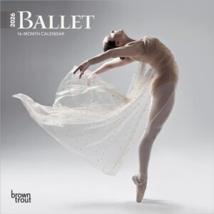 Ballet | 2026 7 x 14 Inch (Hanging) Monthly Mini Wall Calendar | BrownTrout | Performance Dance Art