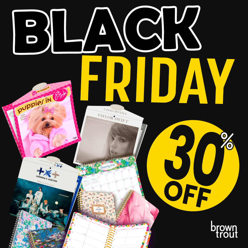 Don’t miss out — shop BrownTrout 2026 calendars and planners now!