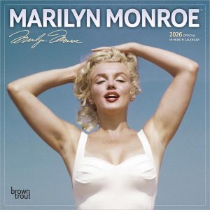 Marilyn Monroe OFFICIAL | 2026 7 x 14 Inch (Hanging) Monthly Mini Wall Calendar | BrownTrout | USA American Actress Celebrity