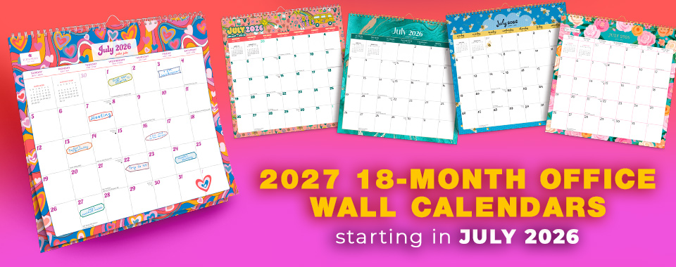 Read More About 18-Month Calendars and Planners - July 2026 through December 2027