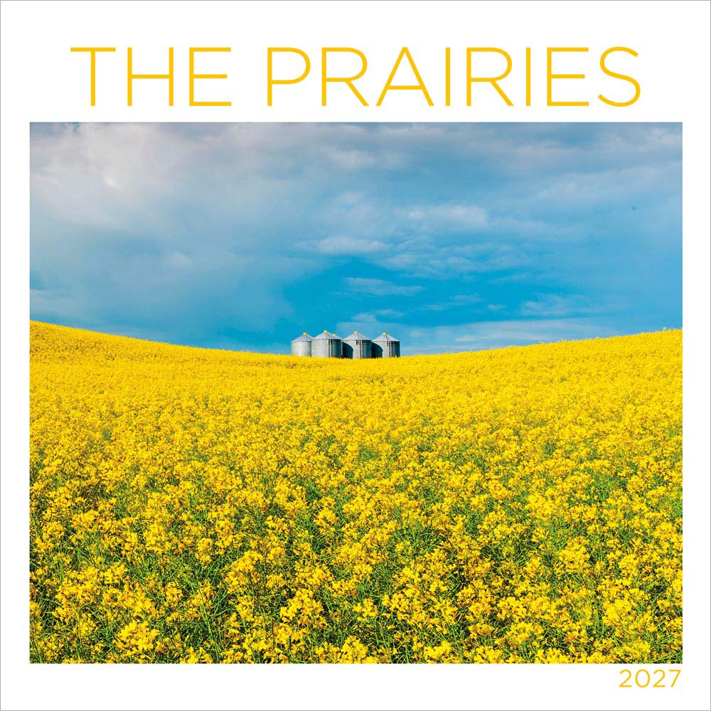 The Prairies | 2027 12 x 24 Inch (Hanging) Monthly Square Wall Calendar | Wyman Publishing | Regional Travel Nature Scenic