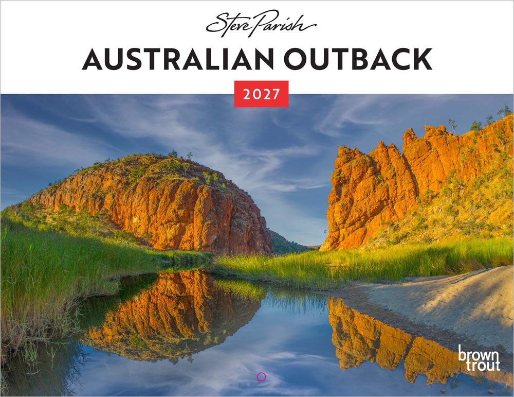 Australian Outback | Steve Parish | 2027 19 x 12 Inch (Hanging) Monthly Horizontal Wall Calendar | BrownTrout | Travel Scenic Oceania Photography